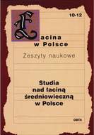 Krystyna Wyssenhoff-Brożkowa,  Studia nad łaciną średniowieczną w Polsce.